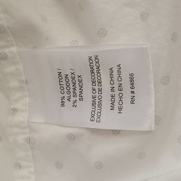 LEE Premium Select White With Dots Button-Up Shirt - Picture 6 of 9